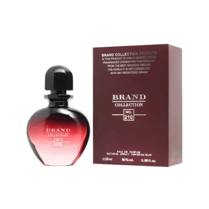 Perfume Brand Collection 210 - 25ml (Inspiração Black XS - Paco Rabanne)